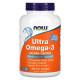 Ultra omega-3 fish gelatine 180 капсул NOW Foods