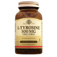 L-Tyrosine (L-тирозин) 500 мг 50 растительных капсул Solgar