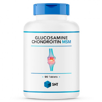 Glucosamine Chondroitin MSM (хондропротектор, глюкозамин, хондроитин, мсм, метилсульфонилметан) 90 таблеток SNT