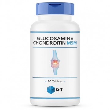 Glucosamine Chondroitin MSM (хондропротектор, глюкозамин, хондроитин, мсм, метилсульфонилметан) 60 таблеток SNT