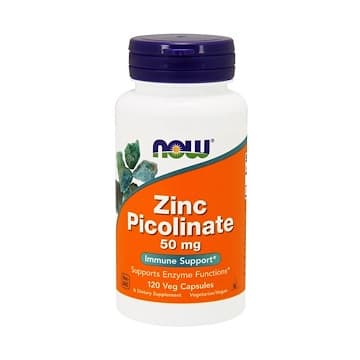 Zinc picolinate 50 мг (цинк пиколинат) 120 растительных капсул NOW Foods