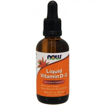 Liquid Vitamin D3 400МЕ (витамин D) 59 мл NOW Foods