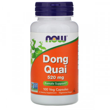 Dong Quai 520 мг (Донг квай, фитоэстрогены) 100 капсул Now Foods
