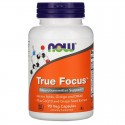 True Focus (активатор внимания) 90 капсул NOW Foods