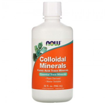 Colloidal Minerals (минералы) 946 мл NOW Foods