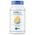 Ester C Plus 1000 мг (витамин C, аскорбат кальция Эстер C, цитрусовые биофлавонойды, шиповник, рутин) 60 таблеток SNT