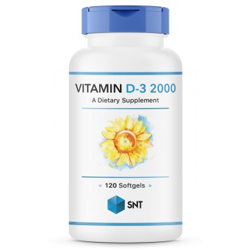 Vitamin D3 2000 IU (витамин D) 120 капсул SNT
