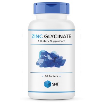 Zinc glycinate 50 мг (цинк глицинат) 90 таблеток SNT