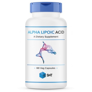 Alpha Lipoic Acid 600мг (альфа-липоевая кислота, альфалипоевая кислота) 60 капсул SNT