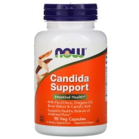 Candida Support 90 растительных капсул NOW Foods