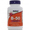 B-50 (витамины B) 100 растительных капсул NOW Foods
