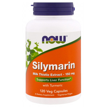 Milk Thistle (SILYMARIN) 150 мг (силимарин) 120 растительных капсул NOW FOODS