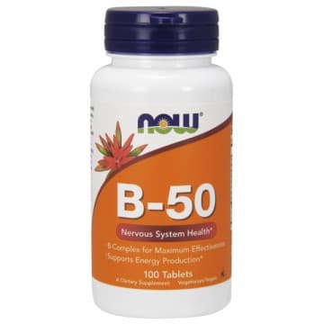 B-50 (витамины B) 100 табл. NOW Foods