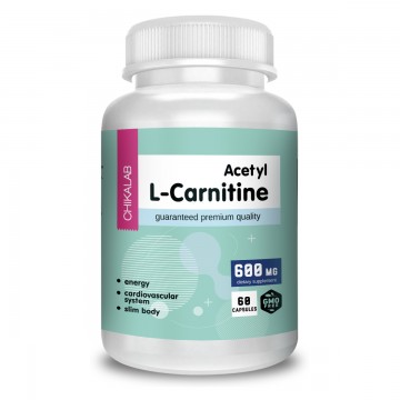 ACETYL L-CARNITINE (карнитин) 600 мг 60 капсул Bombbar