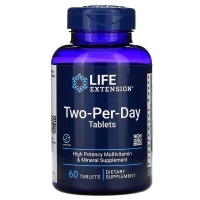 Two-per-day Multivitamin 60 таблеток LIFE Extension