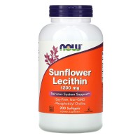 Sunflower lecithin (Лецитин) 1200 мг 200 капсул NOW Foods