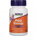 PQQ Energy (пирролохинолинхинон, карнитин, коэнзим) 30 раст. капсул NOW Foods