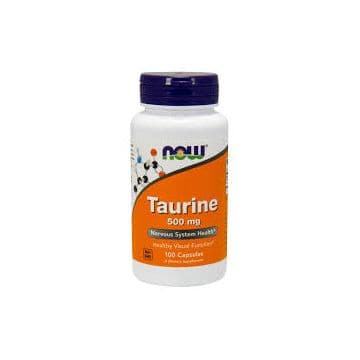 Taurine 500 мг (таурин) 100 капсул NOW
