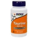 Taurine 500 мг (таурин) 100 капсул NOW