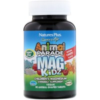 MagKidz Animal Parade (магний для детей) 90 жевательных конфет Nature's Plus