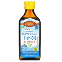 Fish oil (омега-3) 1600 мг 200 мл Carlson labs