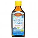 Kids Fish oil 800 мг (омега для детей, рыбий жир) 200 мл Carlson labs