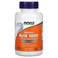 Neptune Krill oil (масло криля) 1000 мг 60 капсул NOW Foods