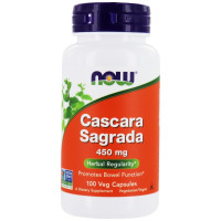 Cascara Sagrada 450 мг 100 капсул NOW Foods