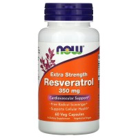 Resveratrol 350 мг Extra Strenght (ресвератрол) 60 растительных капсул NOW Foods