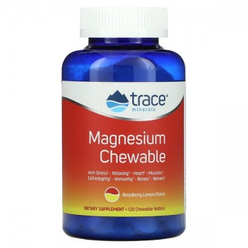 Magnesium chewables (магний) 120 жевательных таблеток Trace Minerals