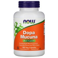 DOPA Mucuna (дофамин) 180 растительных капсул NOW Foods