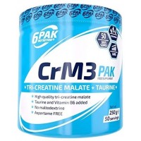 CrM3 PAK (трикреатин малат, таурин, витамин B6) 250 грамм 6Pak Nutrition