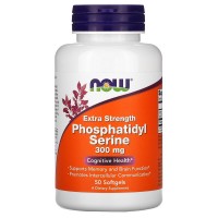 PHOSPHATIDYL SERINE (Фосфатидилсерин) 300 мг 50 вег. капс. NOW Foods
