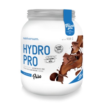 PURE HYDRO Pro (изолят, гидролизат сывороточного протеина, белок) 908 г Nutriversum