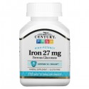 Iron 27мг (железо) 110 таблеток 21st Century