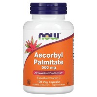Asccorbyl palmitate (витамин С, аскорбил пальмитат) 500 мг 100 растительных капсул NOW Foods