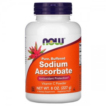 Sodium Ascorbate (витамин С, аскорбат натрия) 227 грамм NOW Foods