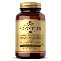 B-Complex "100" (витамины B) 50 растительных капсул Solgar