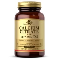 Calcium Citrate (кальций) with Vitamin D3 60 таб. Solgar