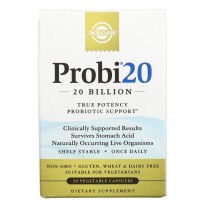 PROBI 20 BILLION (пробиотик) 30 растительных капсул Solgar
