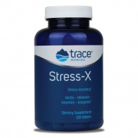 Stress-X (расслабляющий комплек, витамины B) 60 таблеток Trace Minerals