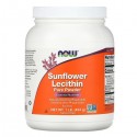Sunflower lecithin (лецитин из подсолнечника) 454 грамма NOW Foods