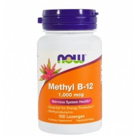 Methyl B-12 (Метилкобаламин) 1000 мкг 100 таблеток для рассасывания NOW