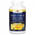 Omega-3 Fish Oil 750 мг EPA, 500 мг DHA (рыбий жир, омега) 180 капсул из рыбьего желатина Oslomega