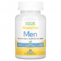 SimplyOne Men’s Multivitamin + Supporting Herbs (мультивитамины для мужчин) 90 таблеток Super Nutrition