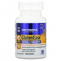 GlutenEase Extra Strength (пищеварительные энзимы, при проблемах с глютеном и казеином) 30 растительных капсул ENZYMEDICA