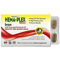 Hema-Plex 10 таблеток с длительным высвобождением Nature's Plus