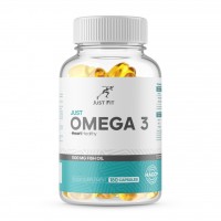 Just Omega-3 (рыбий жир, омега, жирные кислоты) 180 гелевых капсул Just Fit