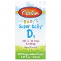 Baby's Super Daily D3 10 мкг (400 МЕ, витамин D для детей) 10.3 мл Carlson Labs