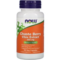Chaste Berry Vitex Extract 300 мг (витекс, целомудренник) 90 растительных капсул NOW Foods